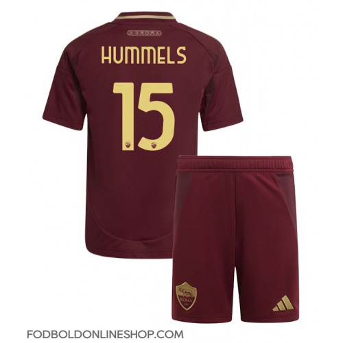 AS Roma Mats Hummels #15 Hjemme Trøje Børn 2024-25 Kortærmet (+ Korte bukser)